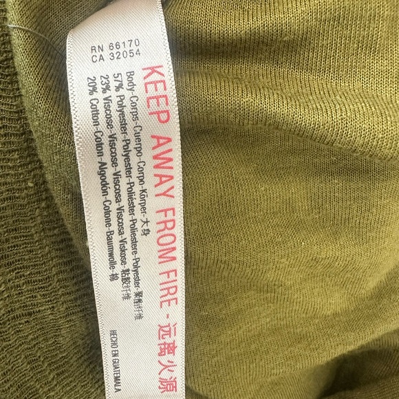 Bohemian Olive Green Open Front Long Statement Cardigan - Picture 7 of 7